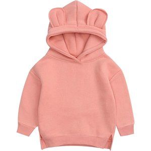 Toddler Boy Girls' Pullover Hoodie Sweatshirt Winter Fleece Baby Hoodies Outfits